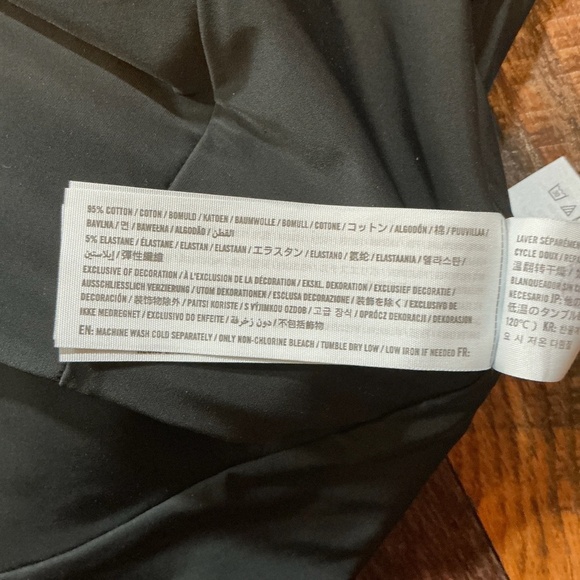 Abercrombie & Fitch Black Long Sleeve Bodysuit Women’s Size M Mock Neck - Picture 10 of 10